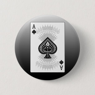 Karoass Poker-Karte: Button
