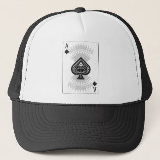 Karoass Poker-Karte: Truckerkappe