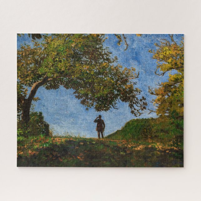 Károly Ferenczy - Auf dem Hügel Puzzle (Horizontal)