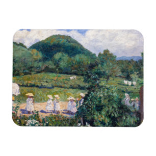 Károly Ferenczy - Picknick im Mai (Sommertag) Magnet