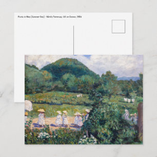 Károly Ferenczy - Picknick im Mai (Sommertag) Postkarte