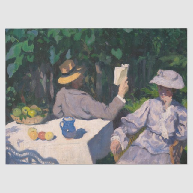 Károly Ferenczy - Sonniger Morgen Seidenpapier (Vorderseite)