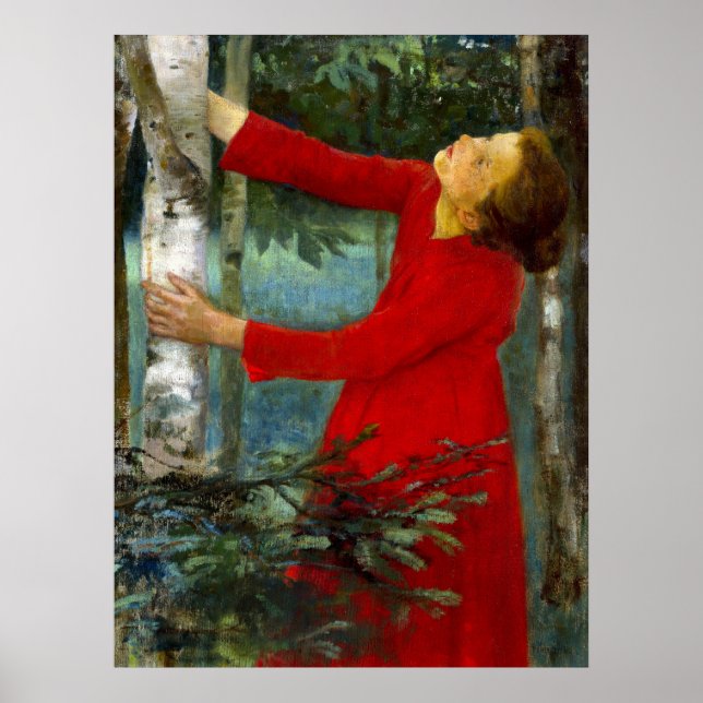 Károly Ferenczy - Vogelgesang Poster (Vorne)