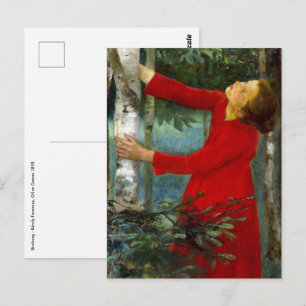 Károly Ferenczy - Vogelgesang Postkarte