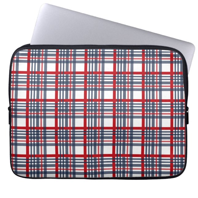 Karomuster Laptopschutzhülle (Vorderseite)