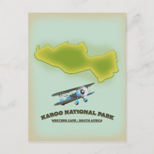 Karoo National Park Western Cape Südafrika Karte