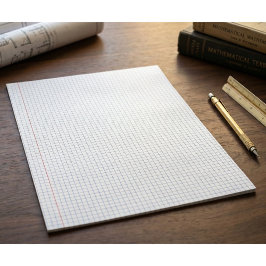 Karopapier-Hintergrund Mathematik-Grafikenpapier Notizblock