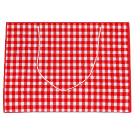 Karos für die eigene Geschenktasche RED and WHITE  Große Geschenktüte