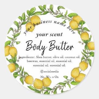 Karosserie mit Butterkarosserie Runder Aufkleber