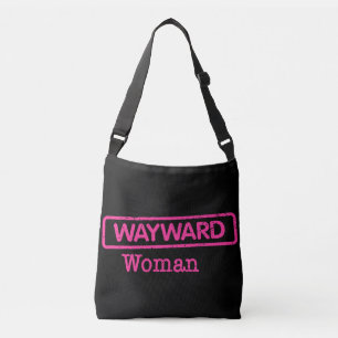 Karosseriebeutel mit rosa Wayward-Logo Tragetaschen Mit Langen Trägern