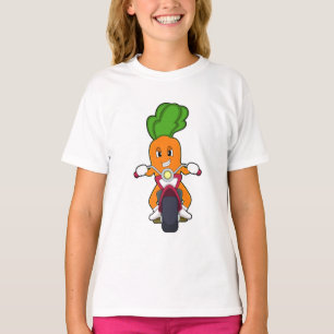 Karotte als Fahrrad mit Motorrad.PNG T-Shirt