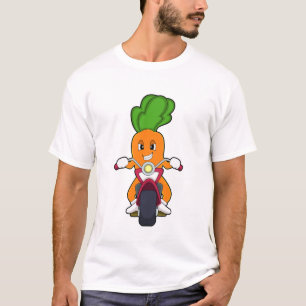 Karotte als Fahrrad mit Motorrad.PNG T-Shirt