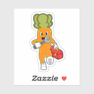 Karotte als Mechanik mit Toolbox Aufkleber