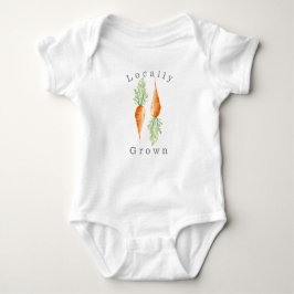 Karotte | Bio Veggie Baby Strampler