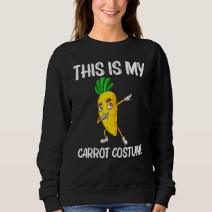 Karotte für Männer Vegane pflanzliche Pflanze Sweatshirt
