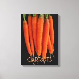 Karotten aus unserem Garten Leinwanddruck