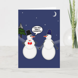 Karotten Feiertagskarte