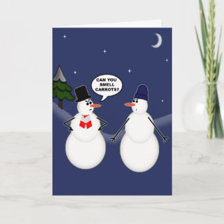 Karotten Feiertagskarte