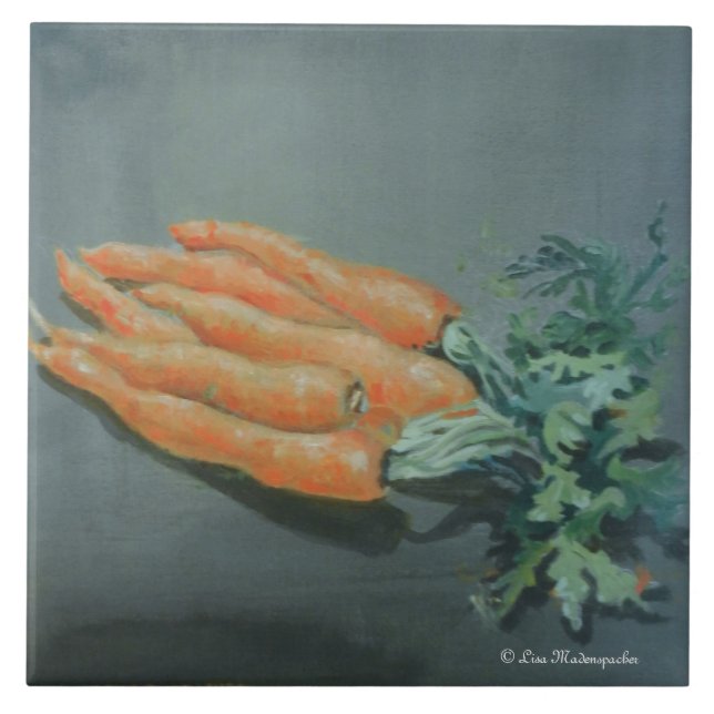 Karotten-Fliese Fliese (Vorderseite)