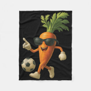 Karotten Fußball Tank Top Fleecedecke