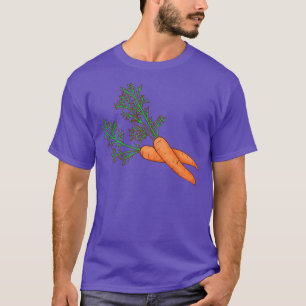 Karotten Gemüse Lebensmittel Vegan Vegetarier T-Shirt