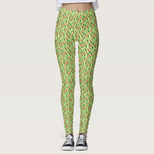 Karotten Grüne Leggings - Ostern Yoga-Hosen