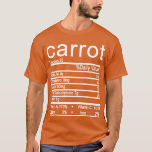 Karotten Nährwerte Thanksgiving Weihnachten T-Shirt