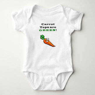 Karotten-Spitze Baby Strampler