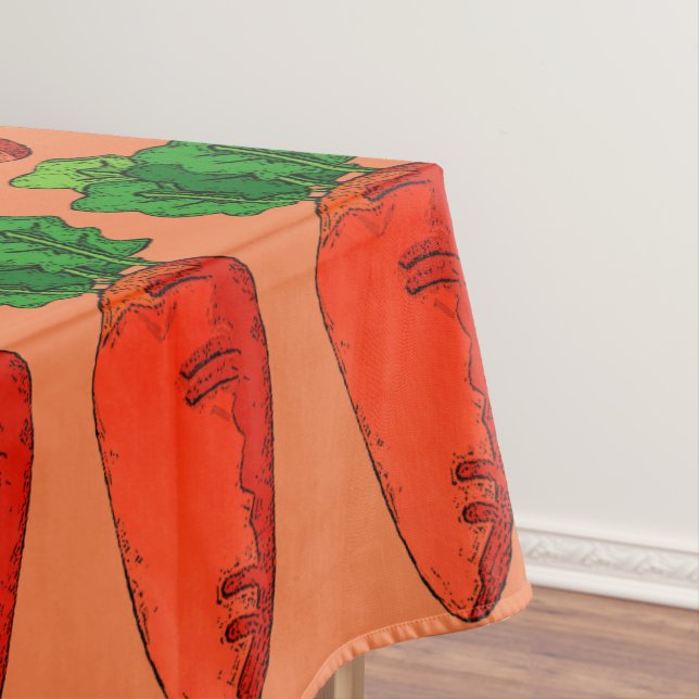 Karotten Tischdecke (Beispiel)