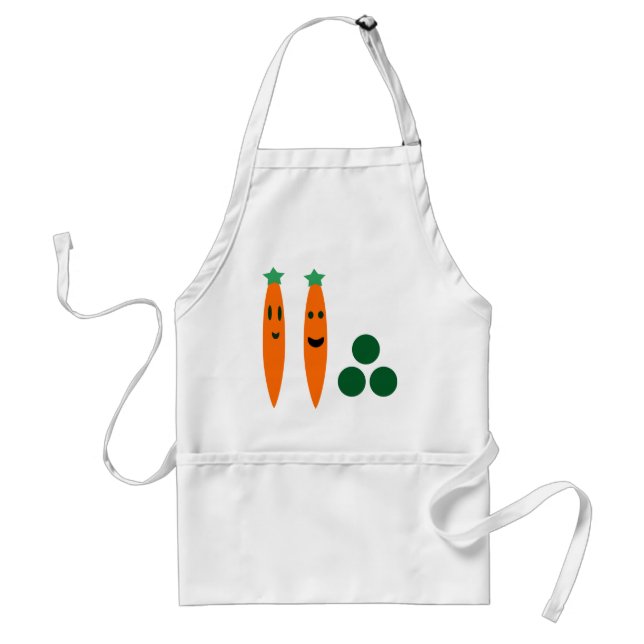 Karotten und Erben Schürze (Vorne)