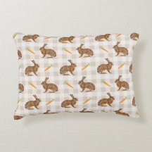 Karotten und Hasenkaninchen Frühling Ostern Beige