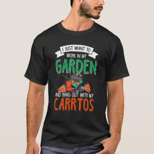 Karotten Vegan Gartengarten Gemüse T-Shirt