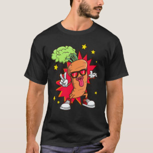 Karotten-Vegane-Gemüse-Botaniker T-Shirt