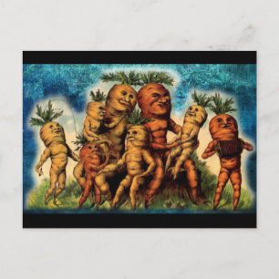 Karottenfamilien-Seltsamkeit Postkarte