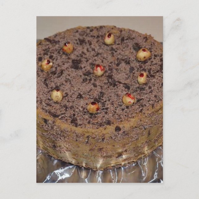 Karottenkuchen Postkarte (Vorderseite)