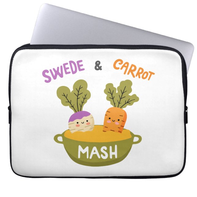 Karottenmaische Laptopschutzhülle (Vorderseite)