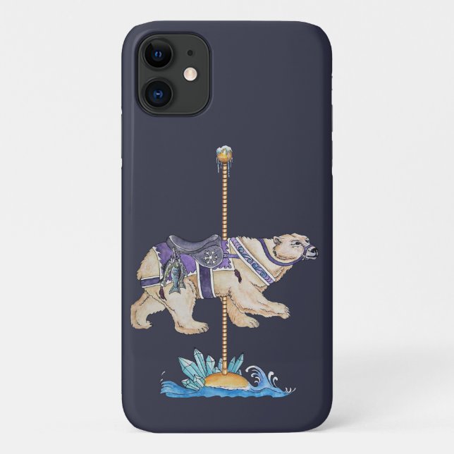 Karousel-Polar-Bär Case-Mate iPhone Hülle (Rückseite)