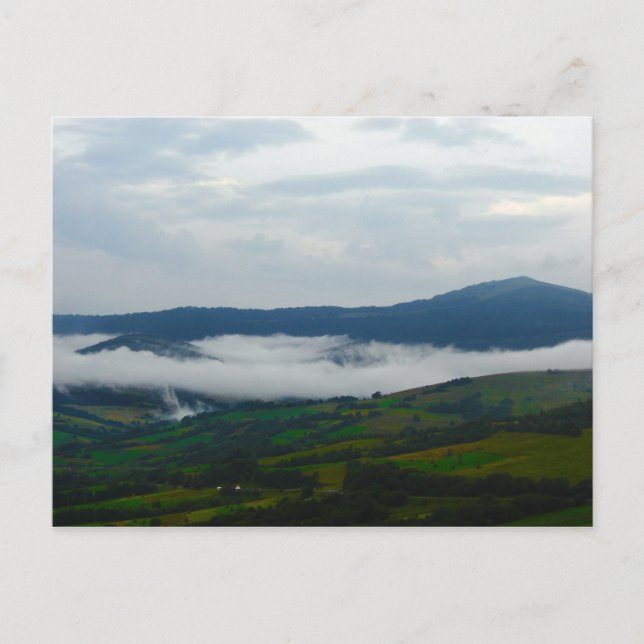 Karpaten am Morgen Postkarte (Vorderseite)