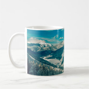 Karpaten Berge Natururlaub Berg aut Kaffeetasse