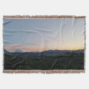Karpaten-Sonnenuntergang – Rumänien Bergfotografie Decke