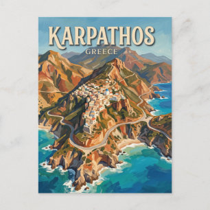 Karpathos Griechenland Postkarte