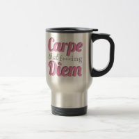 Karpe Diem Profanity Zitat Rosa Typografie