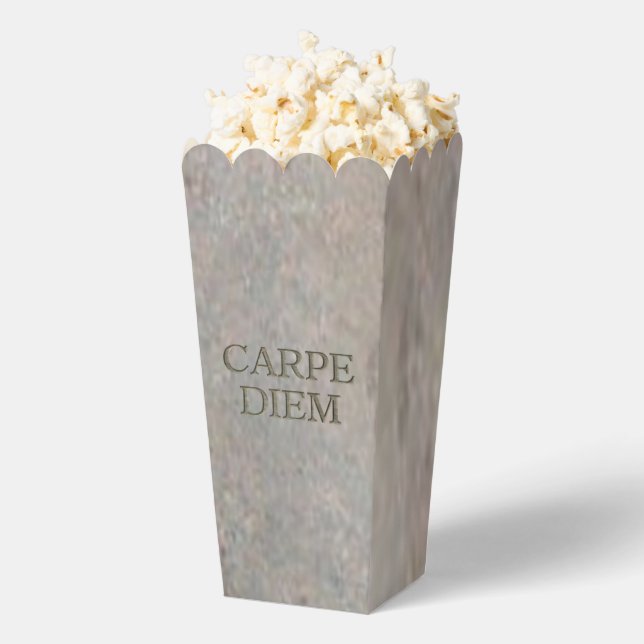 Karpe Diem Stone Popcornboxen Geschenkschachtel (Geplatzt)