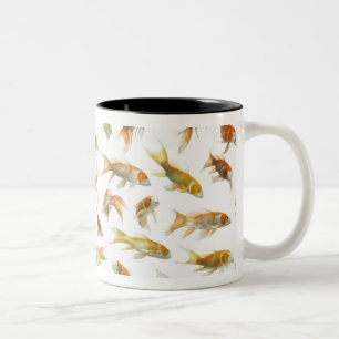 Karpfen (Cyprinus Carpio) 2 Zweifarbige Tasse