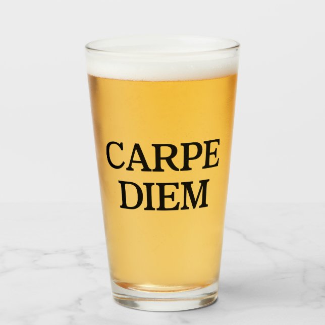 Karpfen-Diem-Glas-Tumbler Glas (Vorne (Gefüllt))