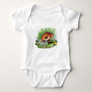 Karpfen-Fischen Baby Strampler