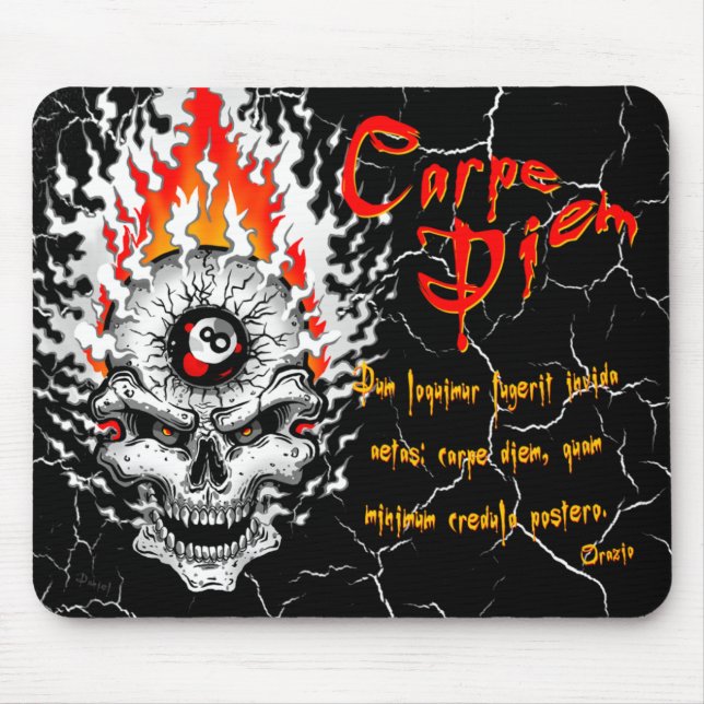 Karpfen-Schädel Mousepad (Vorne)