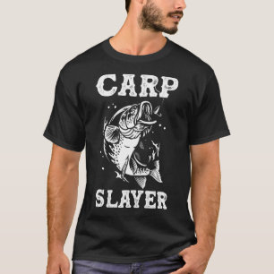 Karpfenangeln Süßwasserfischer Karpfenvernichter T-Shirt