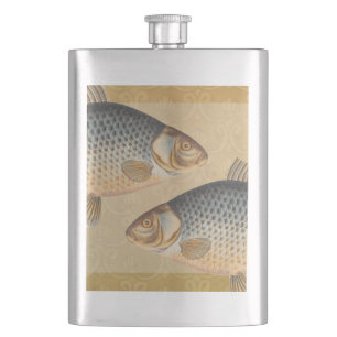 Karpfenfisch Fischmalerei Süßwasserzeichnung  Flachmann