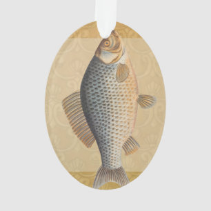 Karpfenfisch Fischmalerei Süßwasserzeichnung Ornament